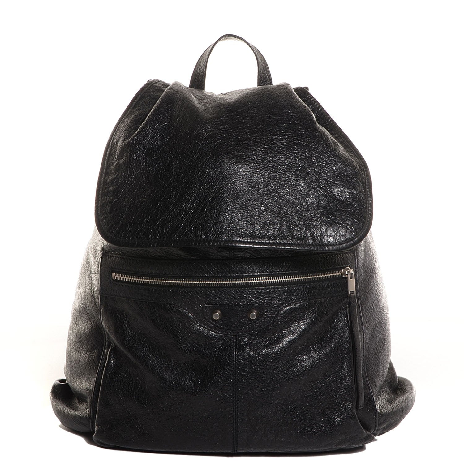 Balenciaga Agneau Classic Hardware S Traveler Backpack Black 95516 – FASHIONPHILE