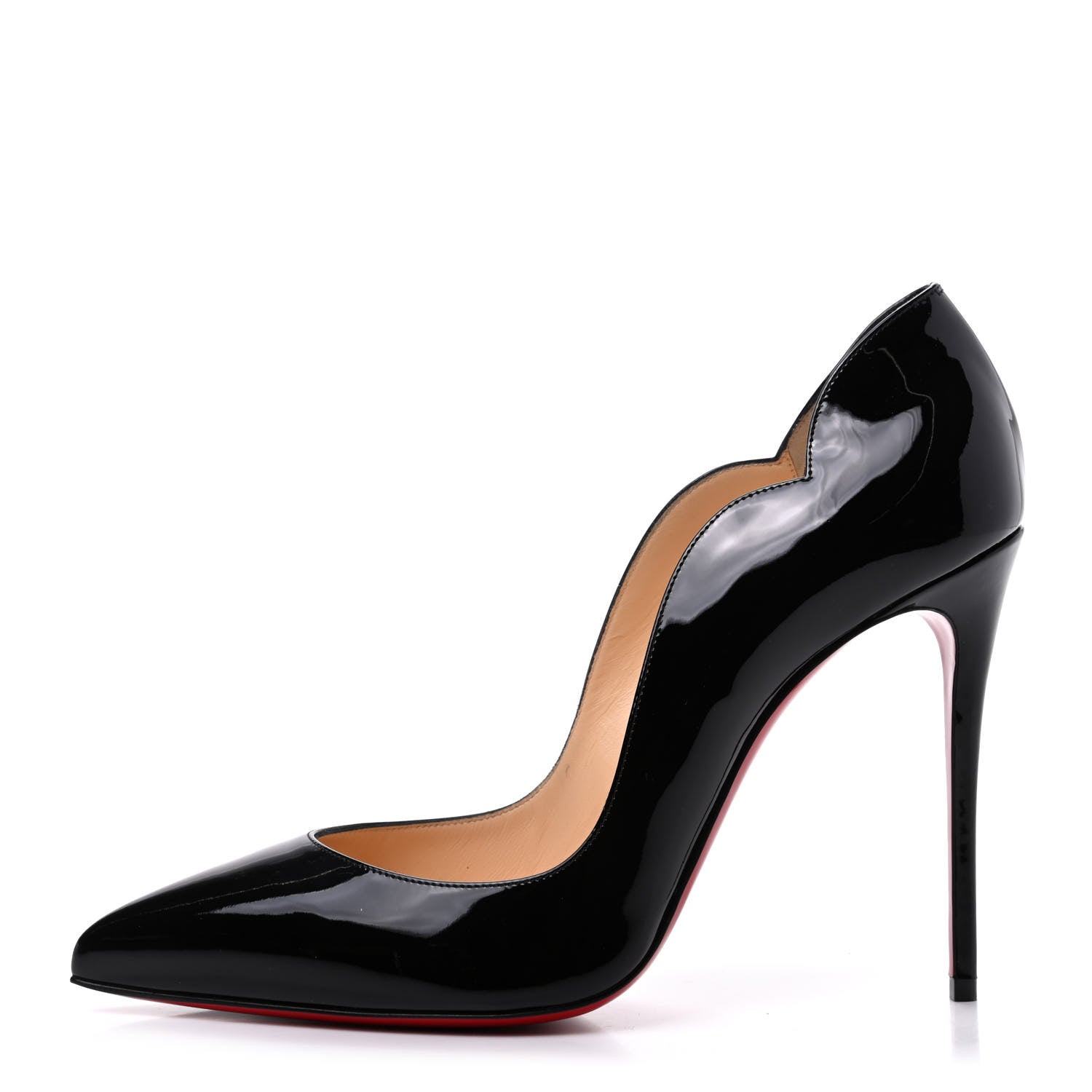 Christian Louboutin Patent Hot Chick 100 Pumps 40 Black 1 of 12