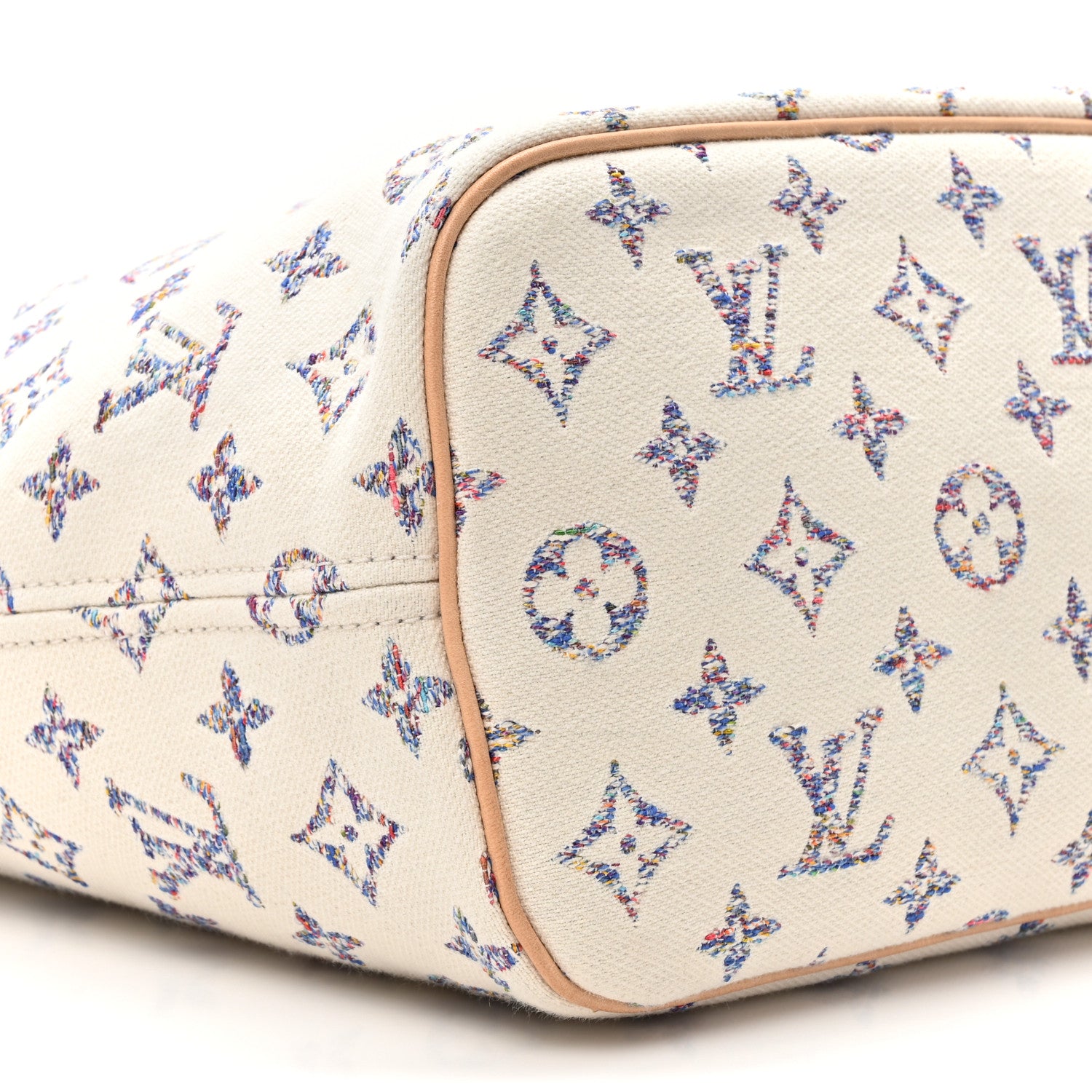Louis Vuitton Monogram Jacquard Neverfull MM Multicolor Beige 11 of 17
