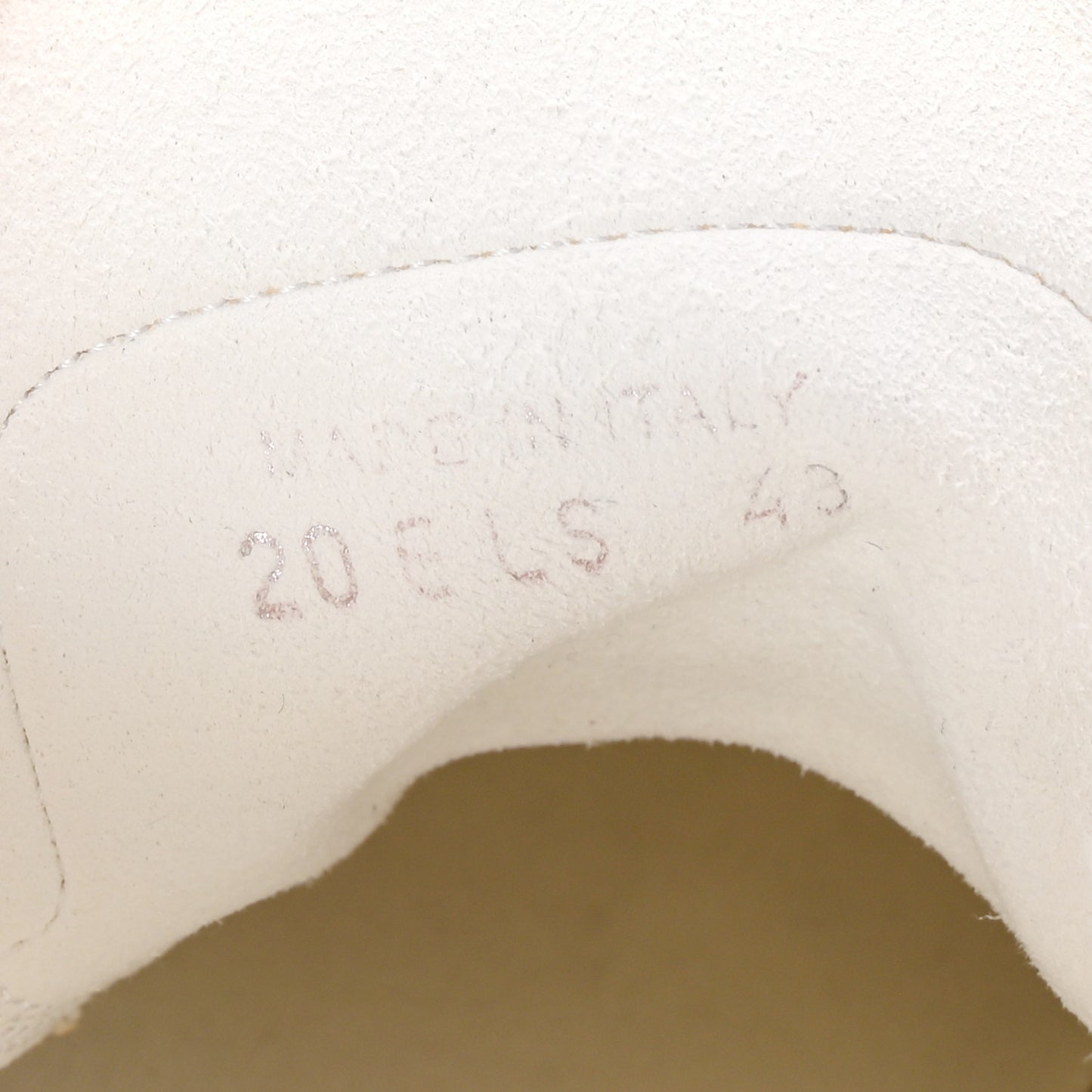 Technical Canvas Oblique Mens B23 High Top Sneakers 43 White