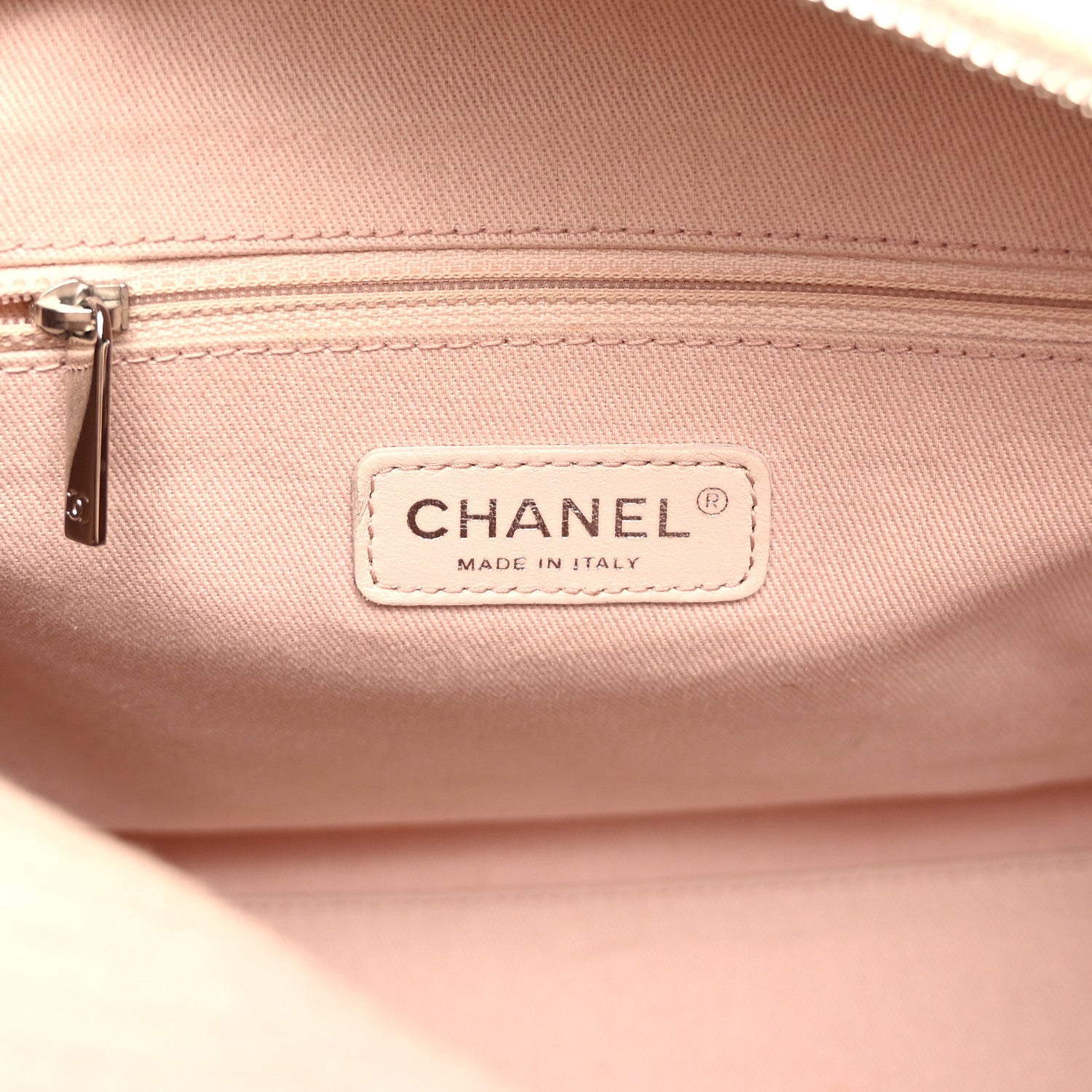 Chanel Canvas Deauville Bowling Bag Light Pink 6 of 10