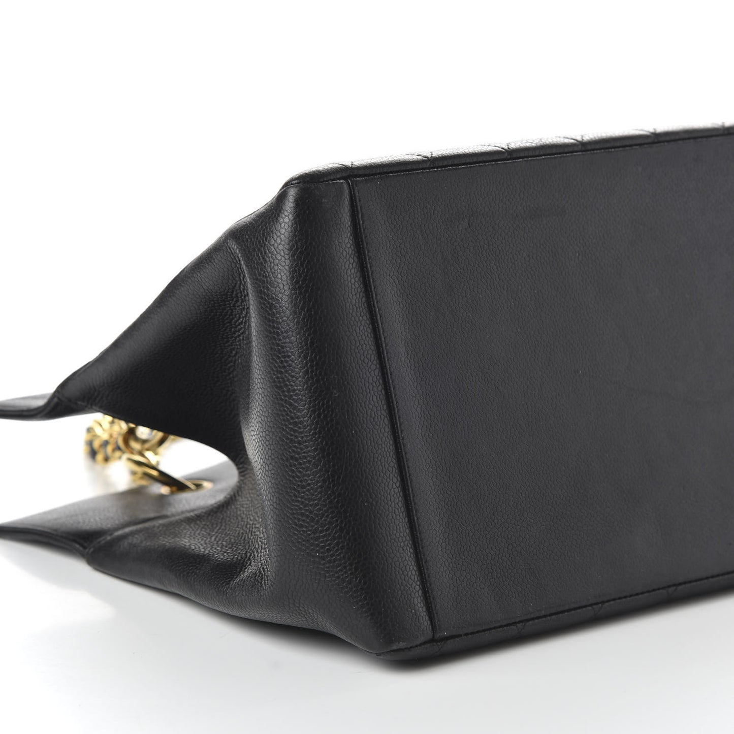Caviar Quilted Grand Shopping Tote GST Black