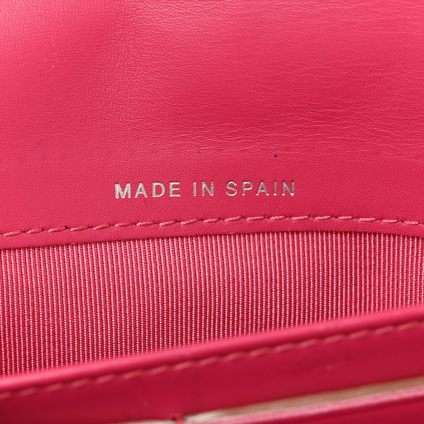 Patent Quilted Large Gusset Flap Wallet Pink