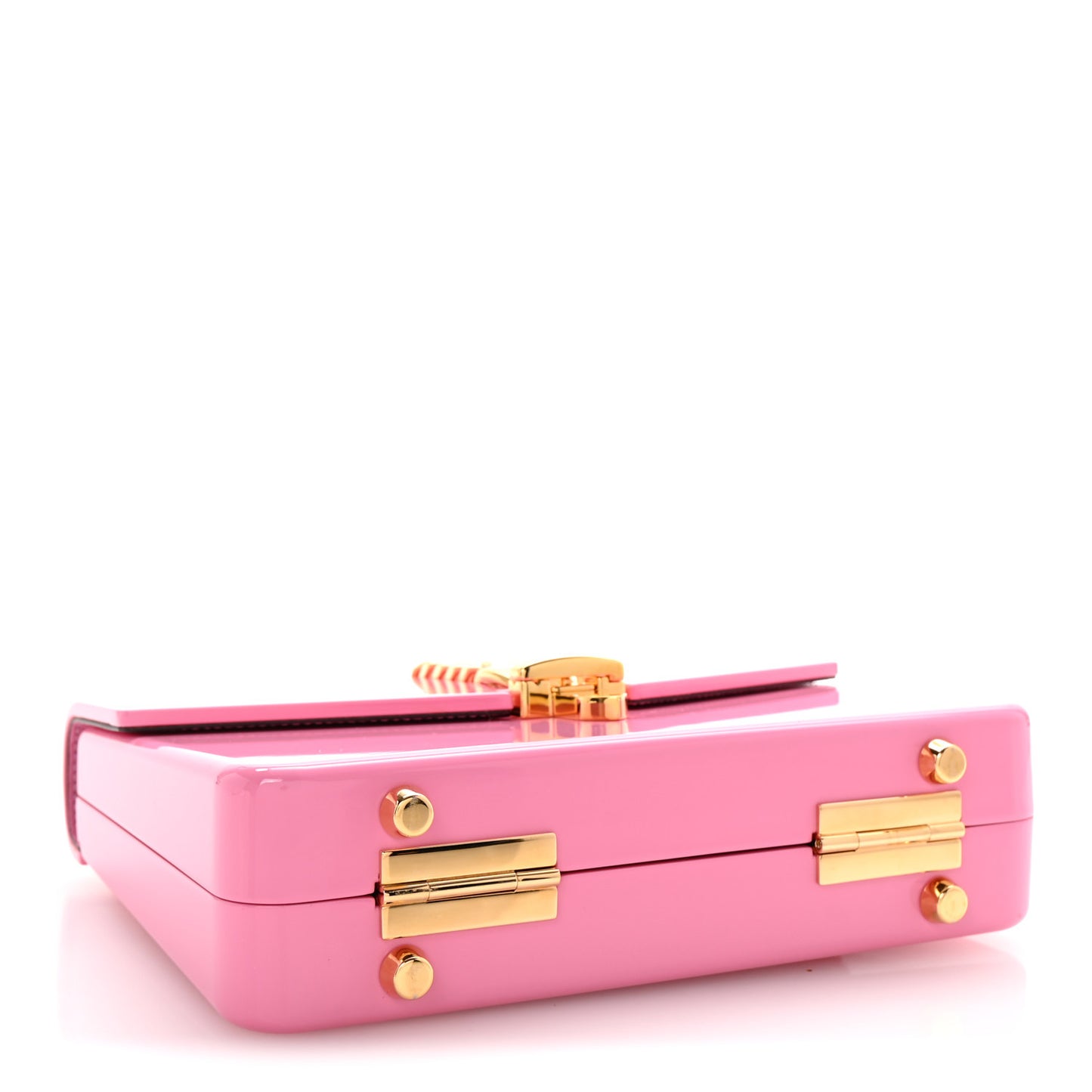 Plexiglass Mini Sylvie 1969 Top Handle Bag Pink