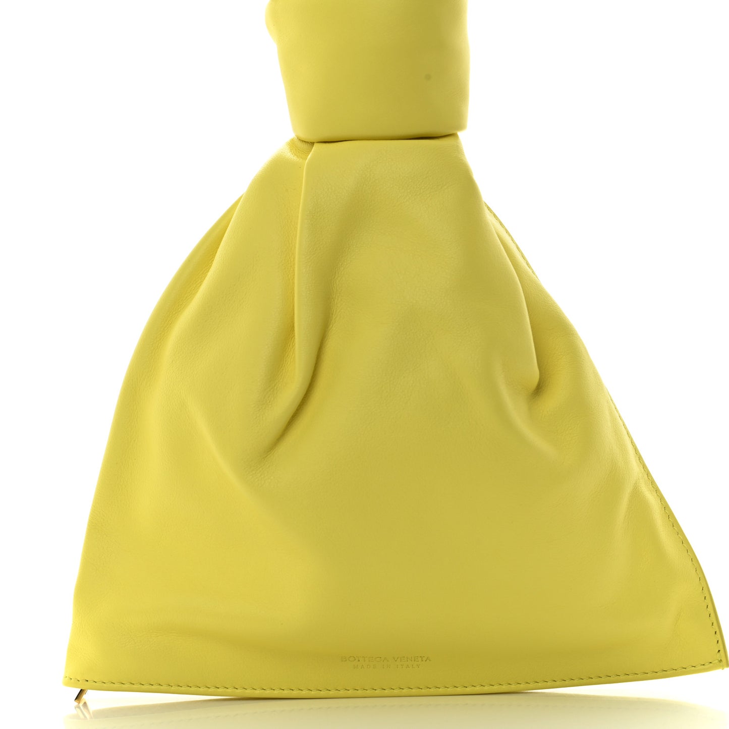 Calfskin Mini BV Twist Yellow