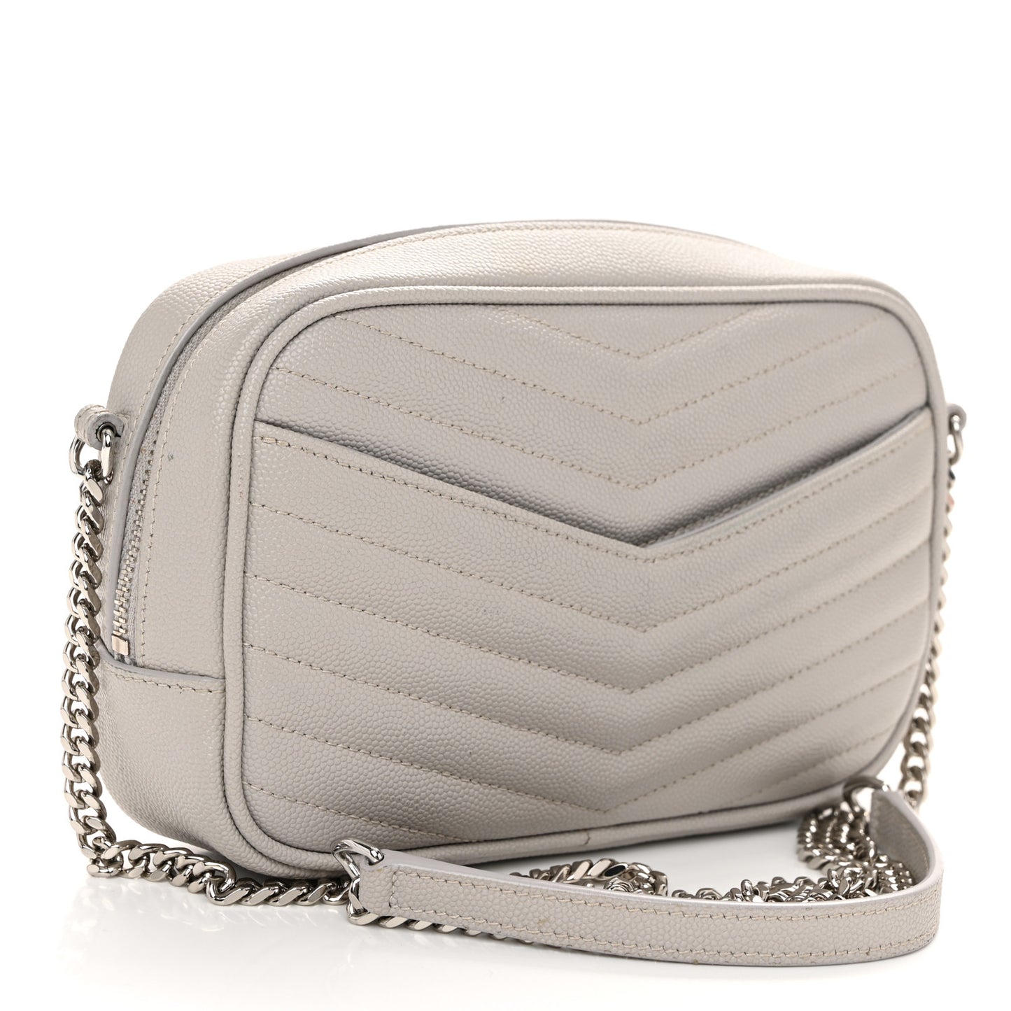 Grain De Poudre Matelasse Monogram Mini Lou Camera Bag Granite