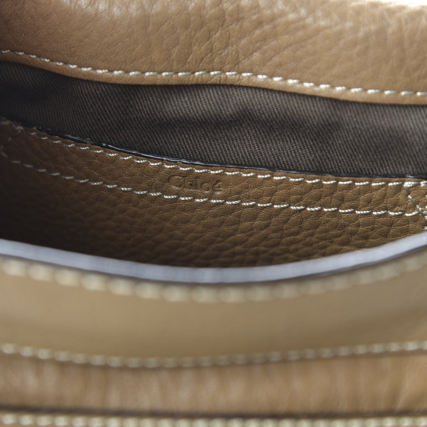 Calfskin Mini Marcie Round Crossbody Bag Nut