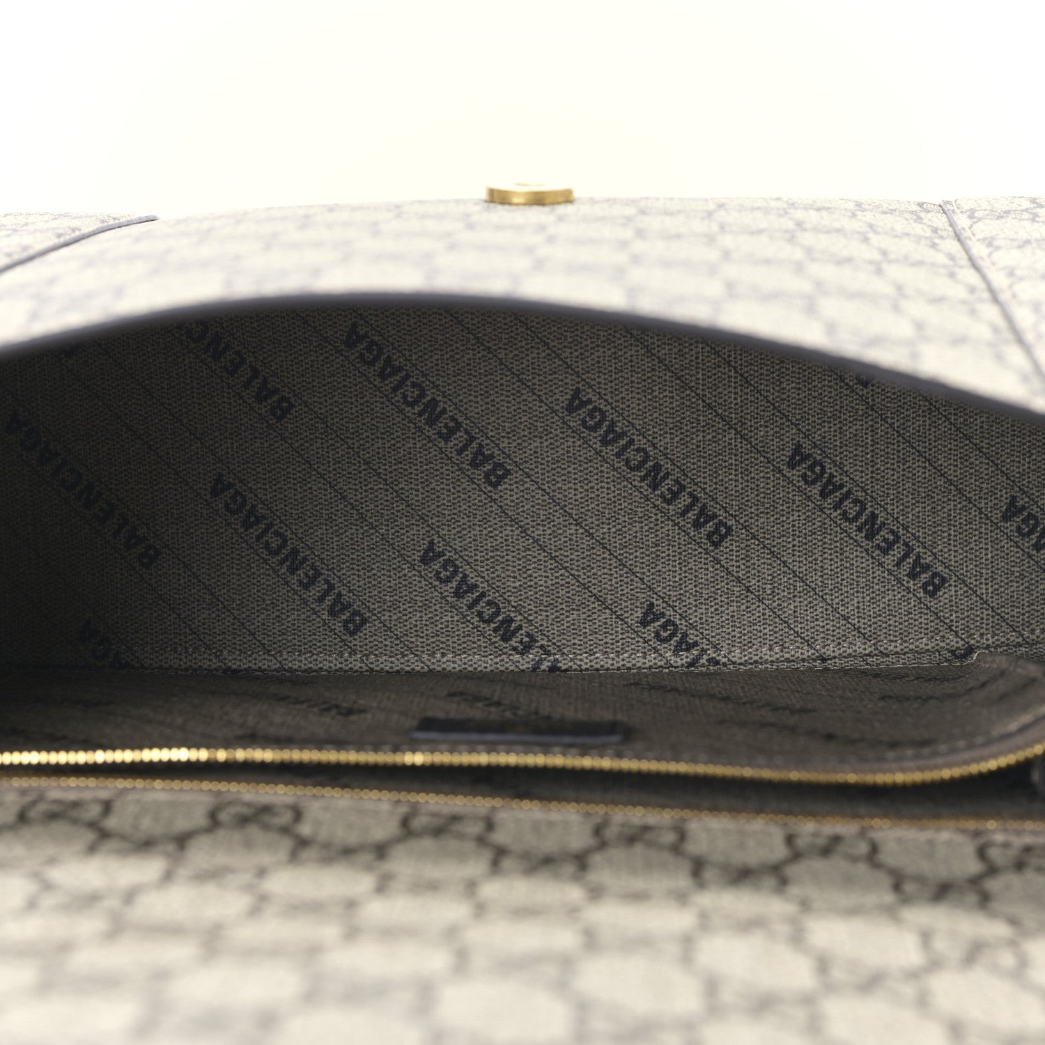 Balenciaga X GUCCI GG Supreme Monogram Medium Hourglass Top Handle Bag Beige Ebony 5 of 8