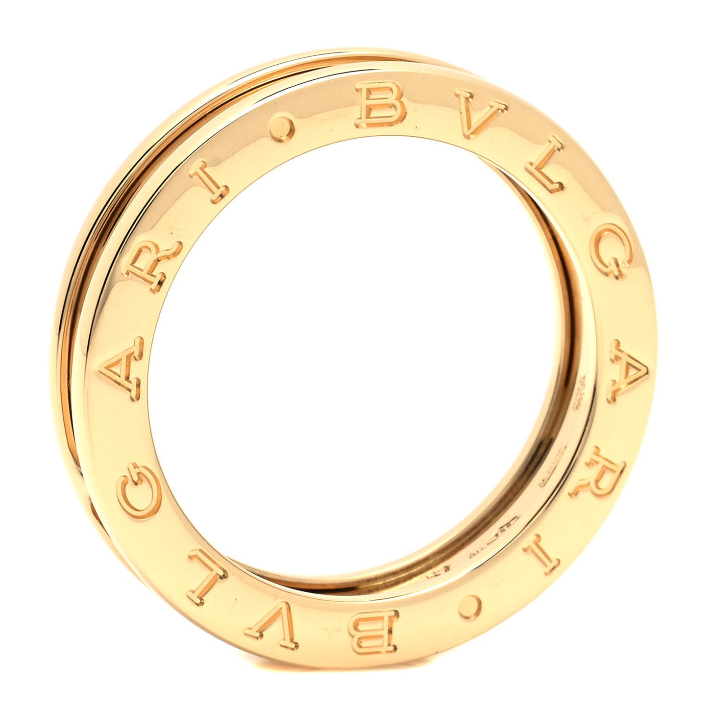 18K Yellow Gold B.Zero1 One-Band Ring 57 8