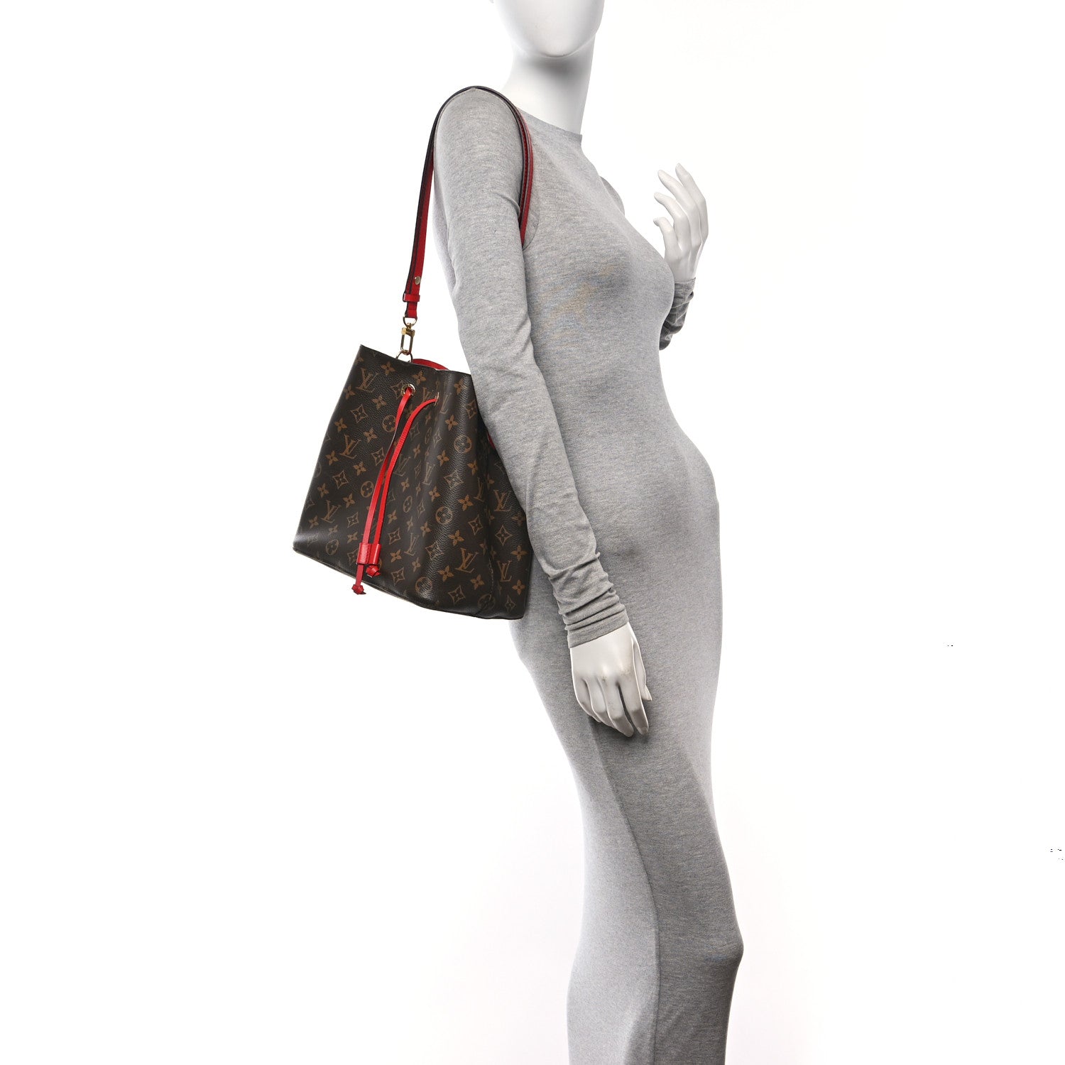 Louis Vuitton Monogram Neonoe MM Coquelicot 2 of 12