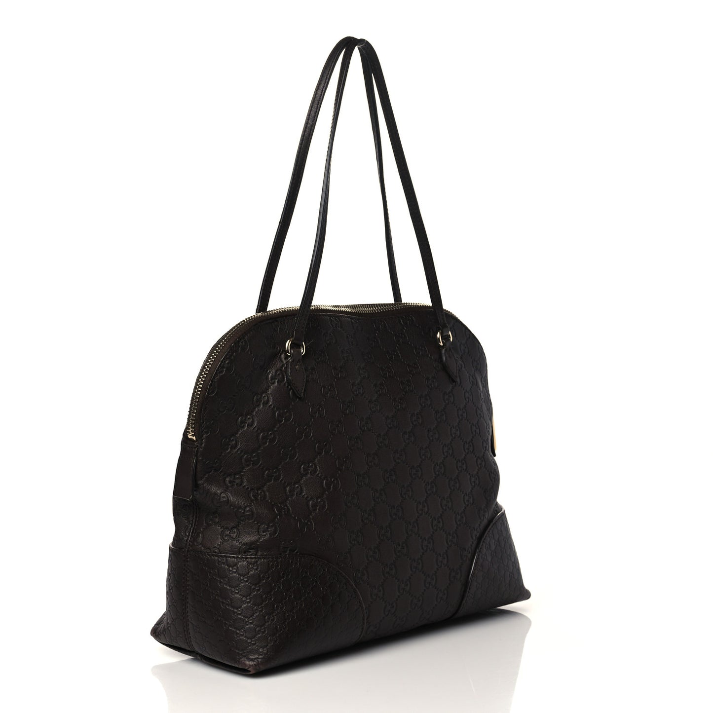 Guccissima Medium Bree Shoulder Bag Chocolate