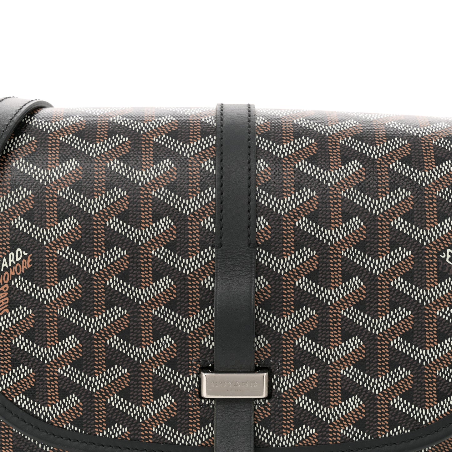 Goyardine Belvedere II PM Messenger Bag Black