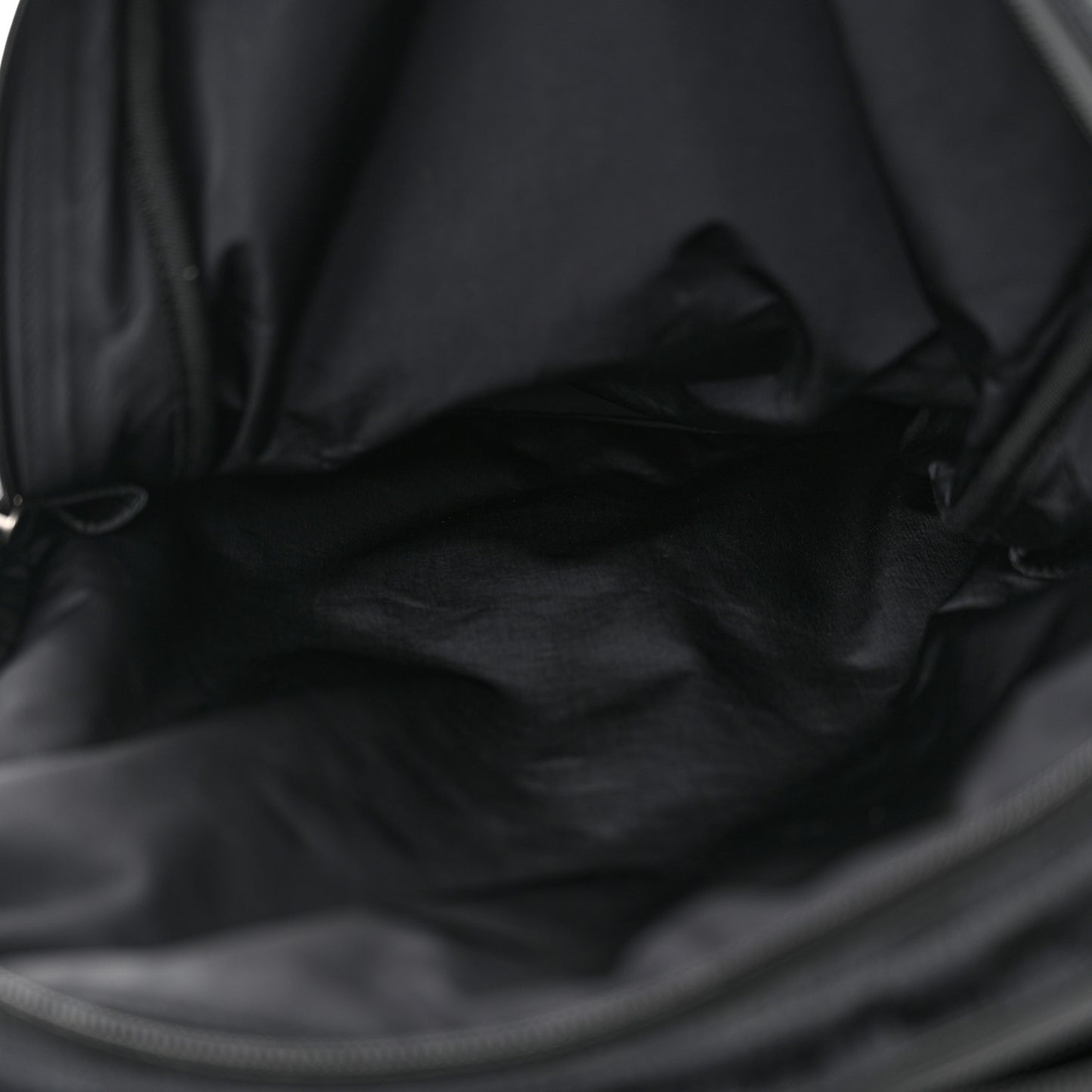 Nylon Jacquard Check Backpack Black