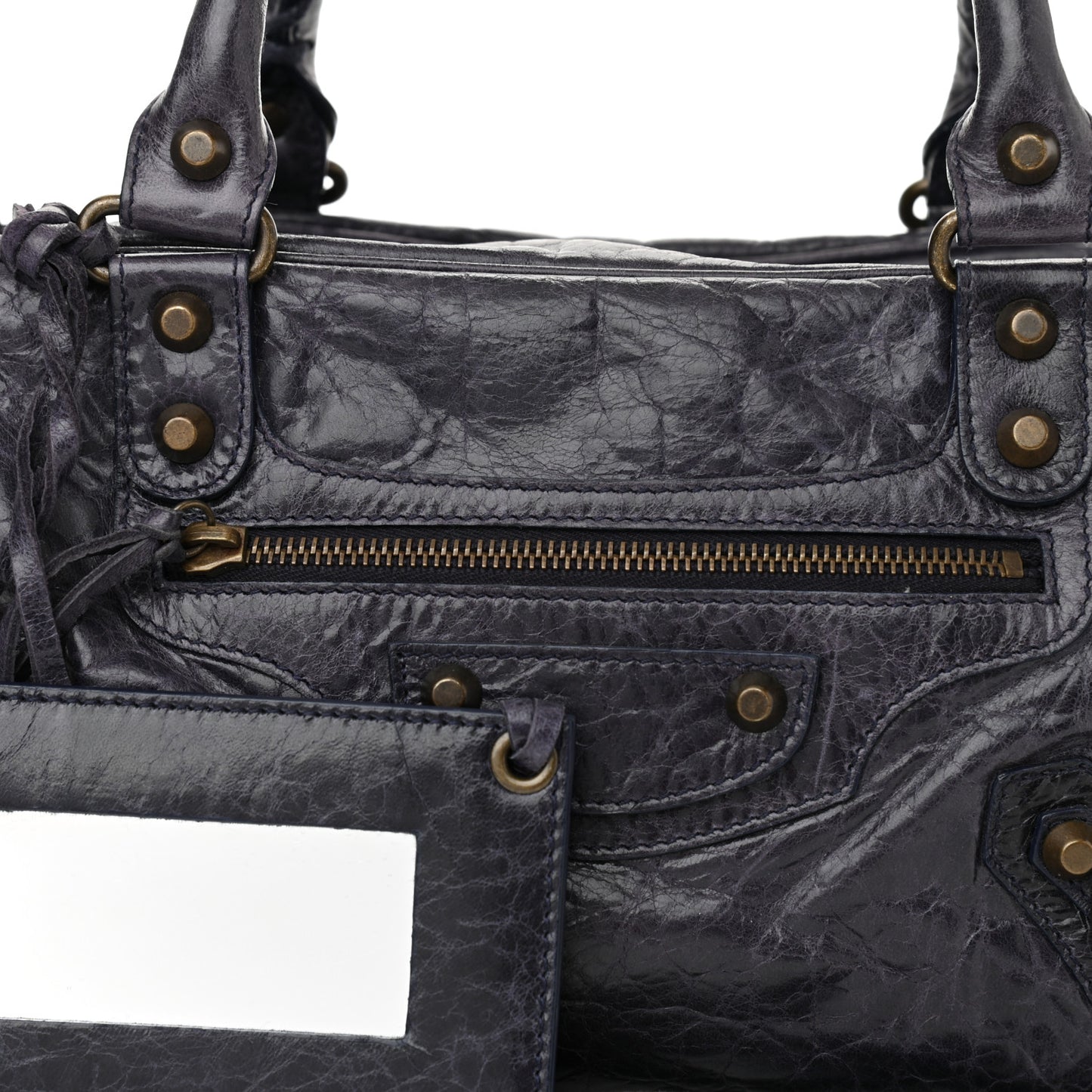 Chevre Classic Hardware Box Bag Ink