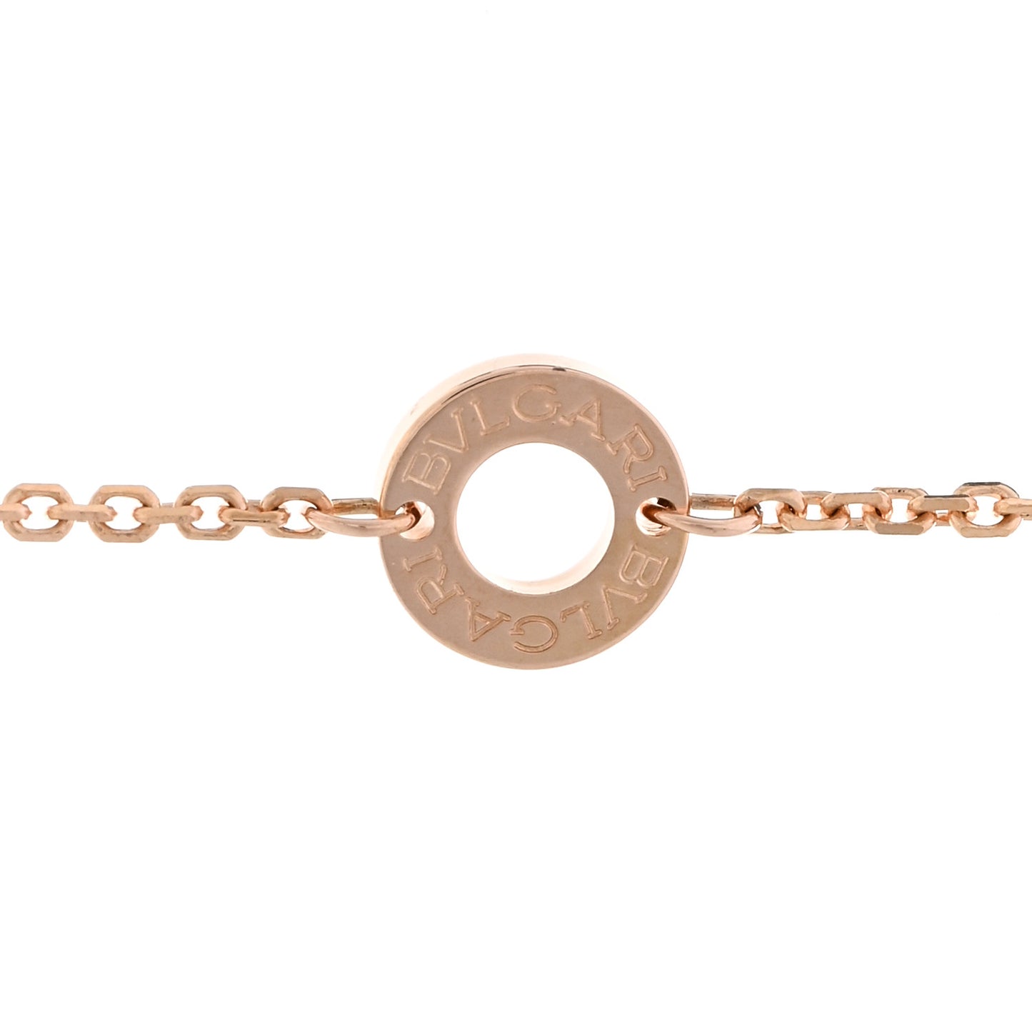 18K Rose Gold Diamond Mother of Pearl Small Divas' Dream Pendant Necklace