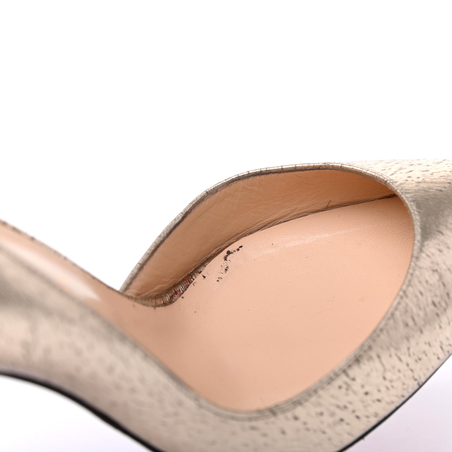 Metallic Laminato Animal Print Iriza 100 Pumps 39 Platine