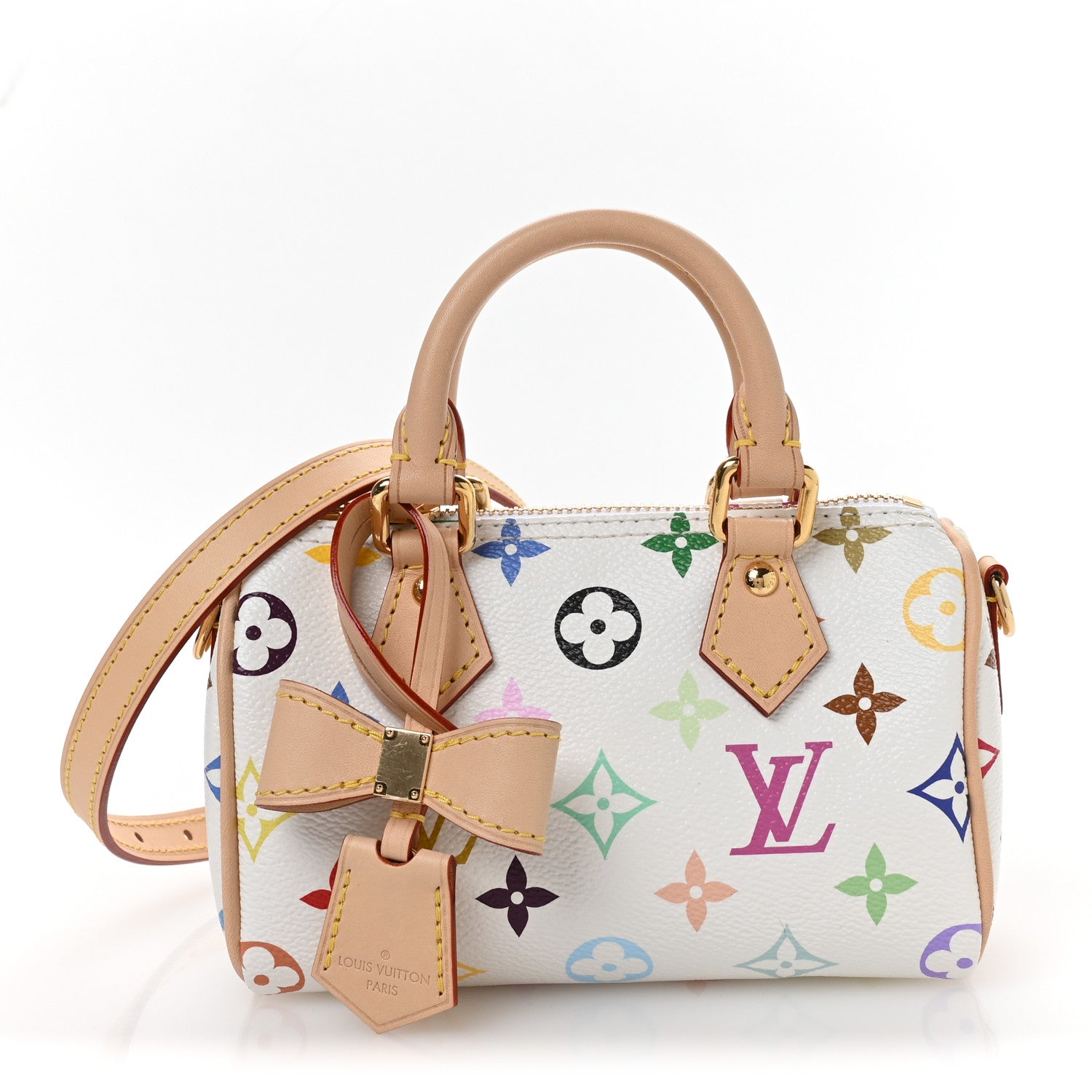 Louis Vuitton LV X TM Monogram Multicolor Nano Speedy White