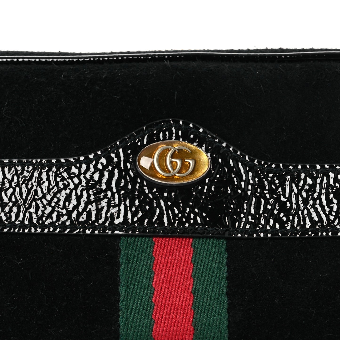 Suede Patent Ophidia Belted iPhone Case 85 34 Black
