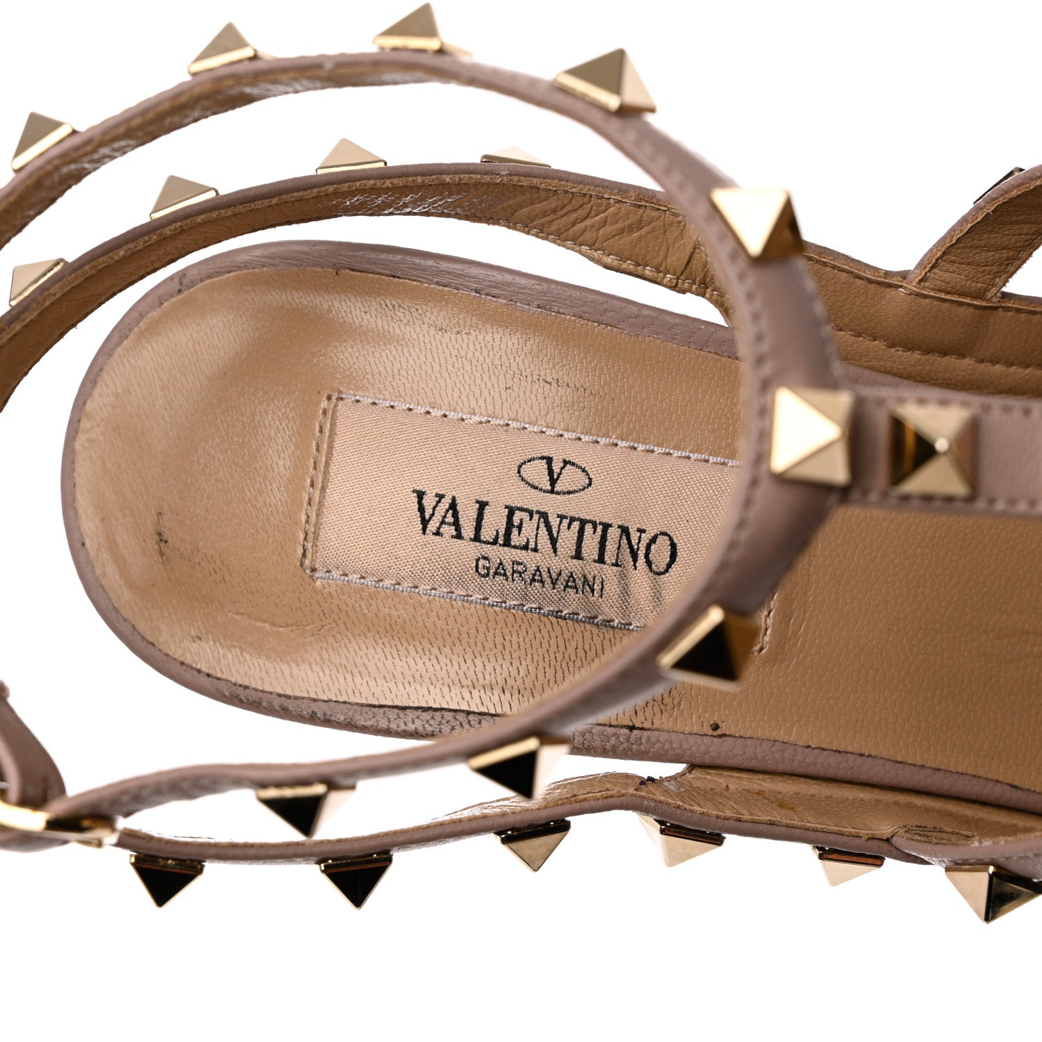 Valentino Garavani Patent Nappa Rockstud Ankle Strap 100mm Pumps 39.5 Purple Poudre 6 of 11