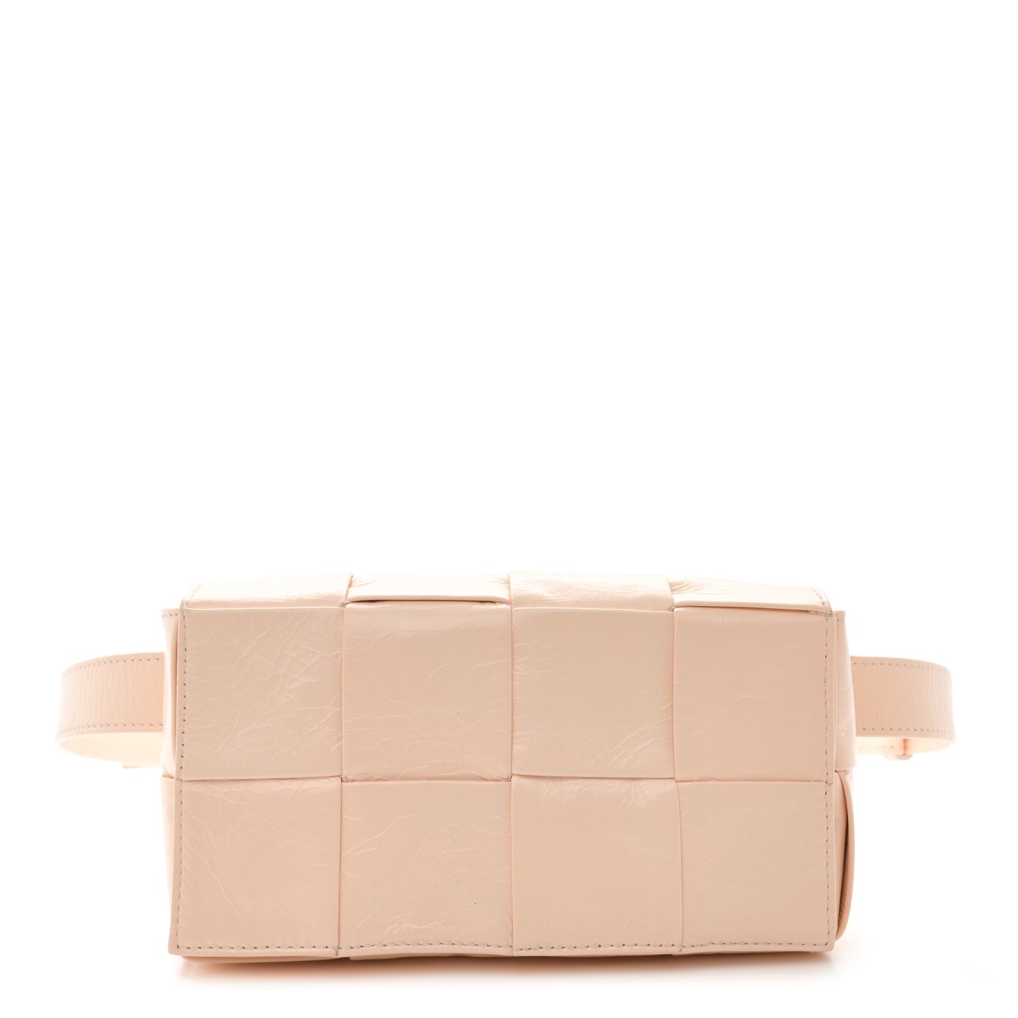 Paper Calfskin Intrecciato Cassette Belt Bag Melon Washed