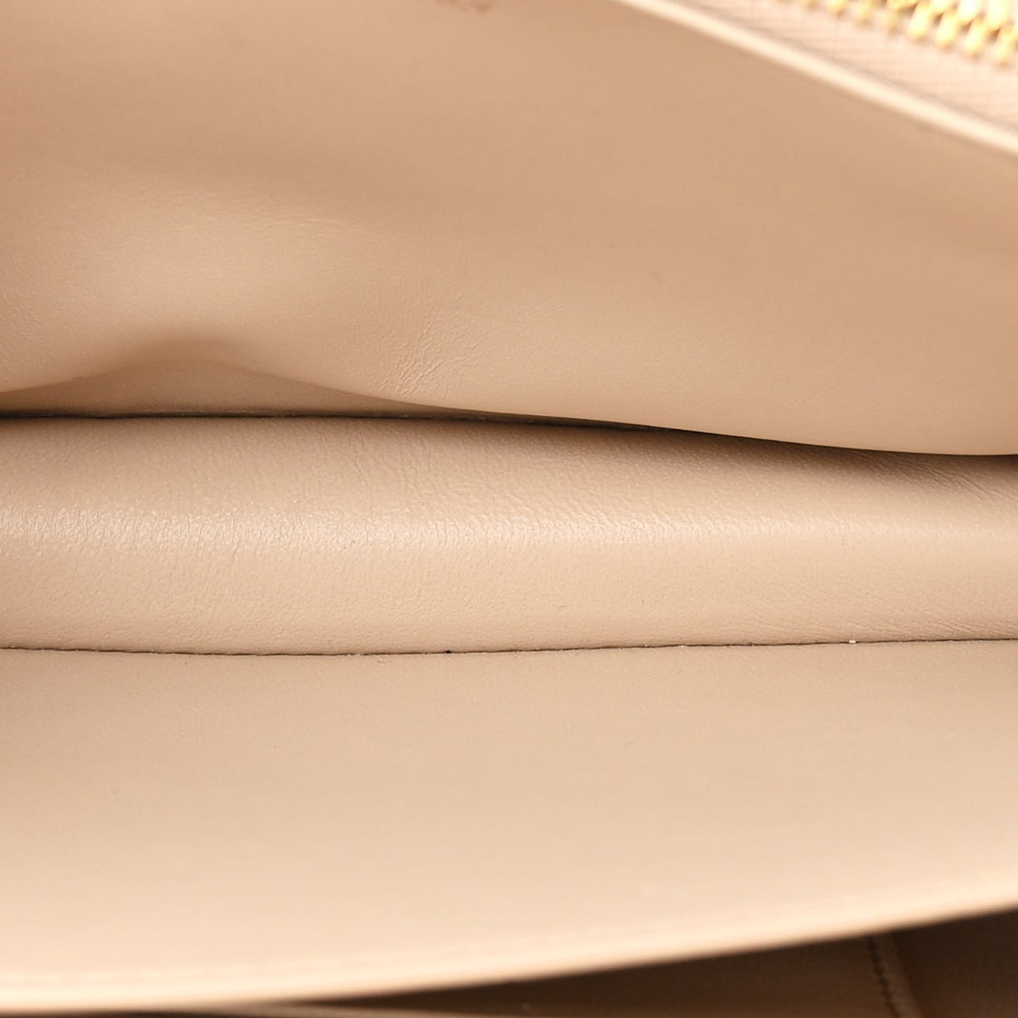 Lambskin Macrocannage Mini Miss Caro Bag Caramel Beige