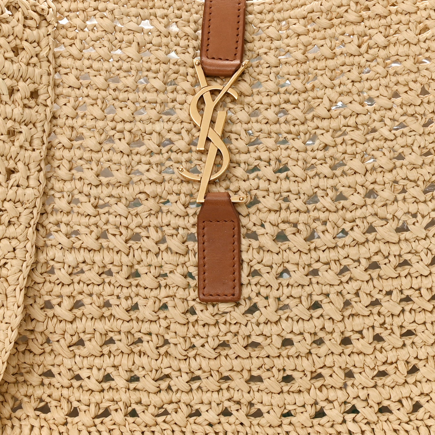 Raffia Monogram Hobo Naturale
