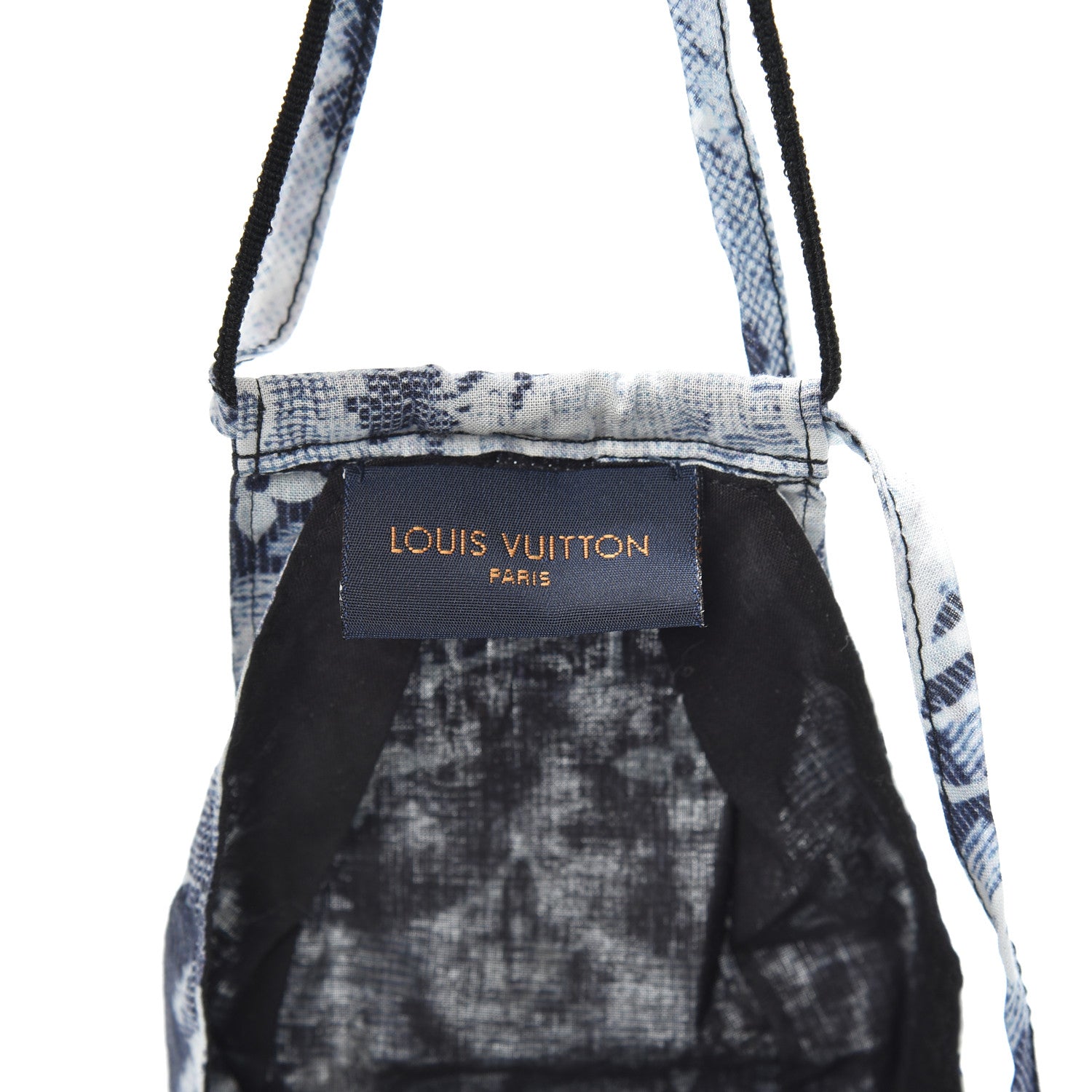 Louis Vuitton Monogram Tapestry Face Mask Blue 4 of 4
