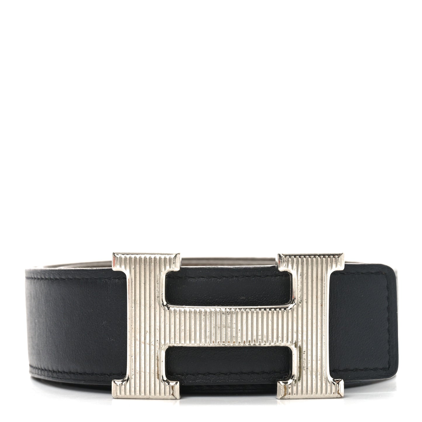 Epsom Swift 32mm Striee H Belt   90 36 Etoupe Black