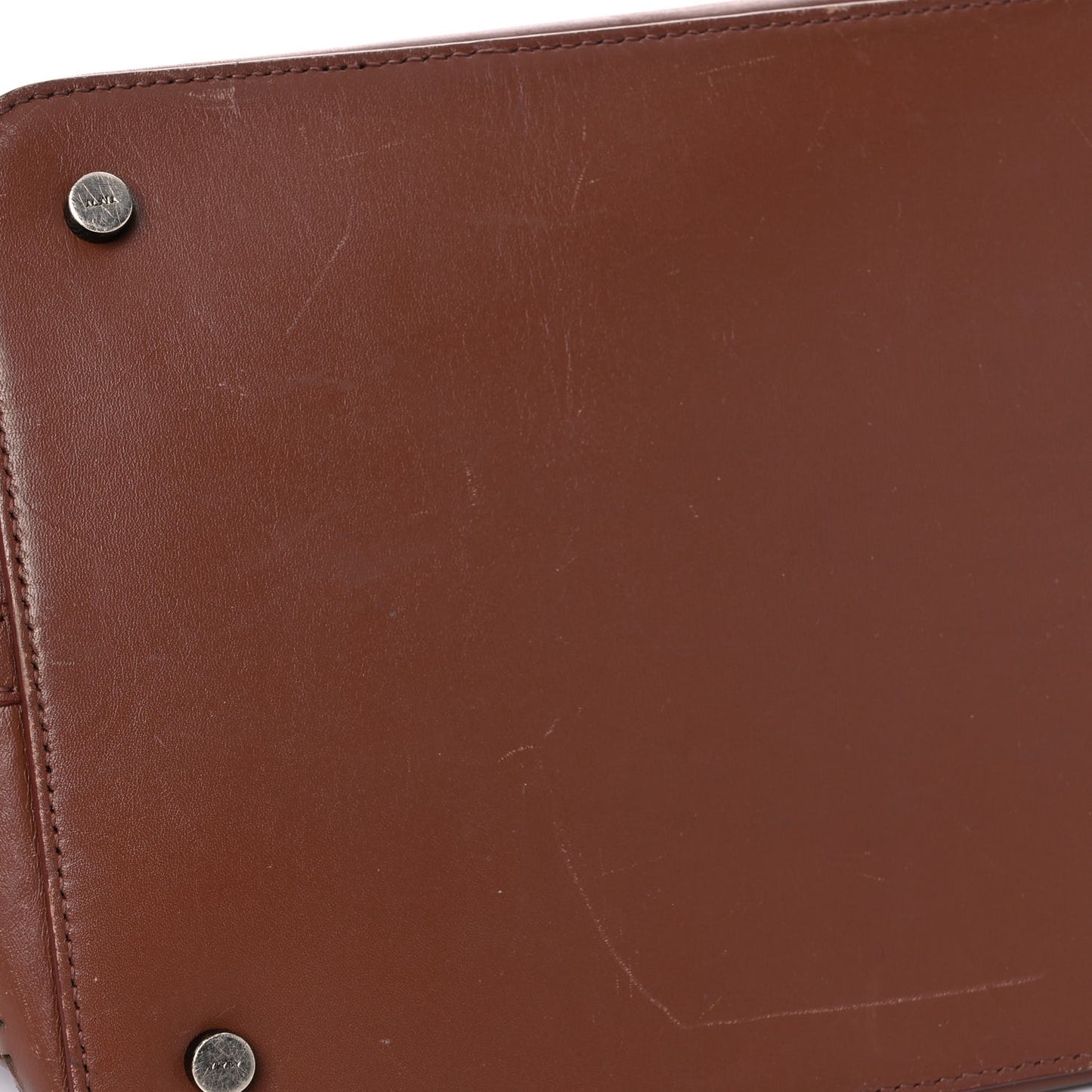 Calfskin Laser Cut Mina 32 Bag Brown