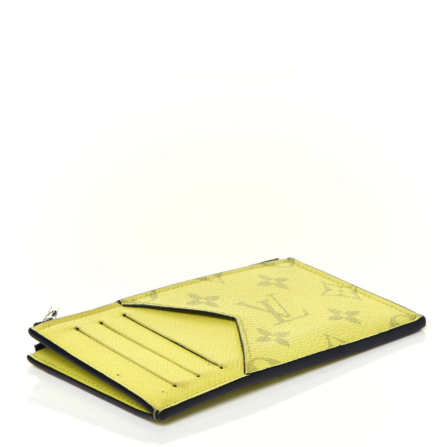 Monogram Taiga Coin Card Holder Yellow