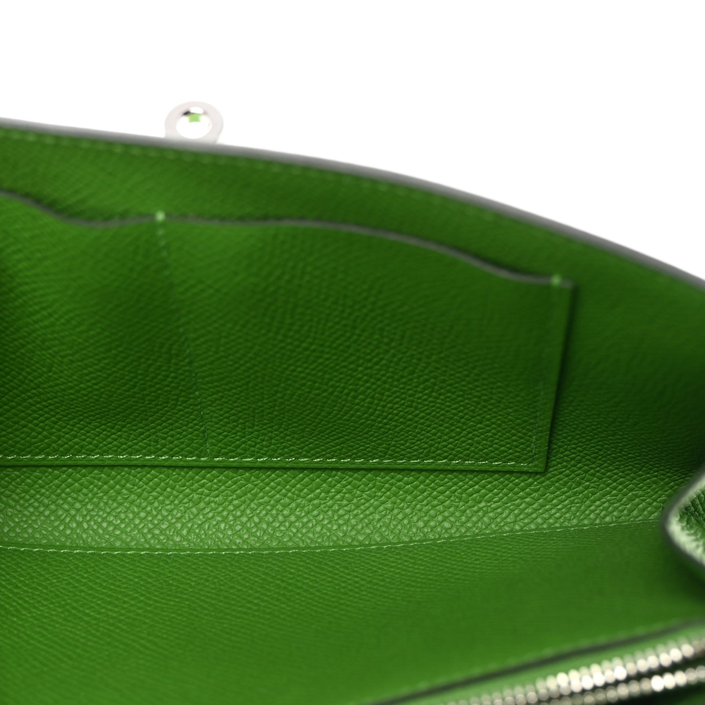 Epsom Kelly Wallet To Go Vert Yucca