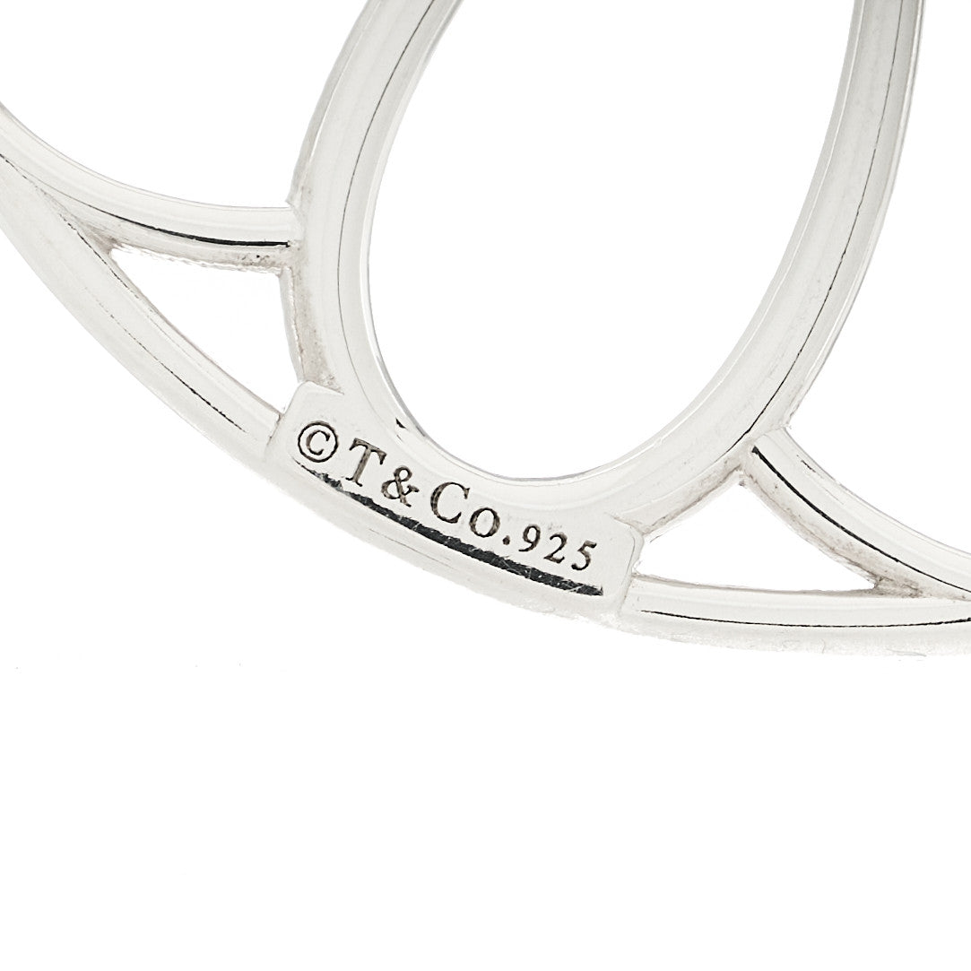 Sterling Silver Daisy Hoop Earrings