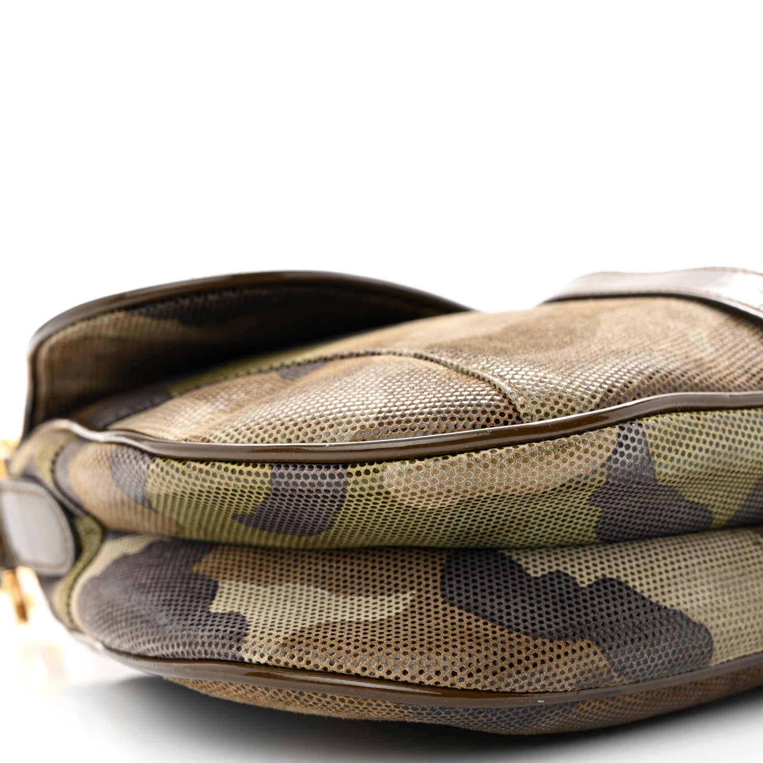 Christian Dior Pixelated Calfskin Camouflage Double Saddle Bag 9 of 12