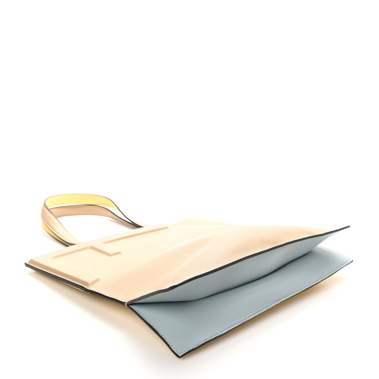 Vitello Bellagio Medium Fendi Flip Beige Amido Sorbet Anice