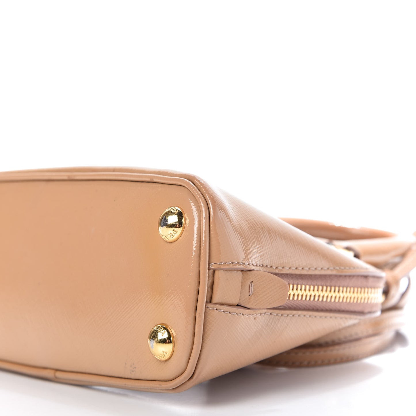Saffiano Vernice Mini Promenade Tote Noisette