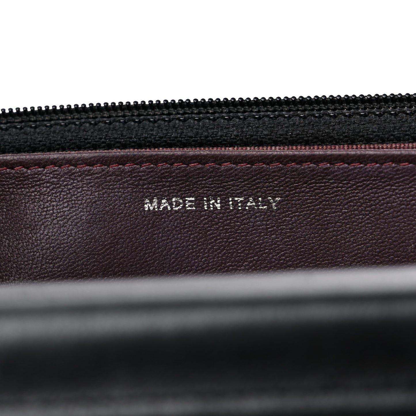 Lambskin Quilted Wallet On Chain WOC Black