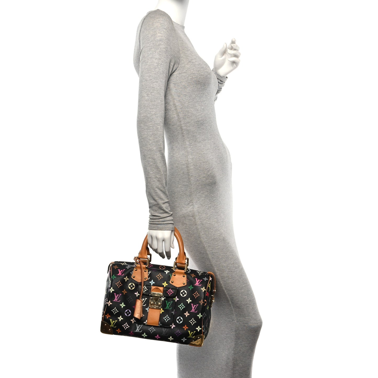 Monogram Multicolor Speedy 30 Black
