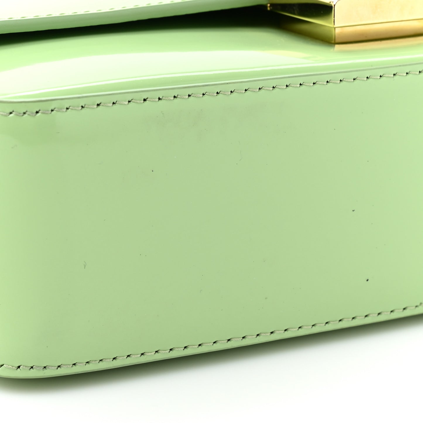 Box Calfskin Medium 4G Cube Chain Shoulder Bag Pistachio