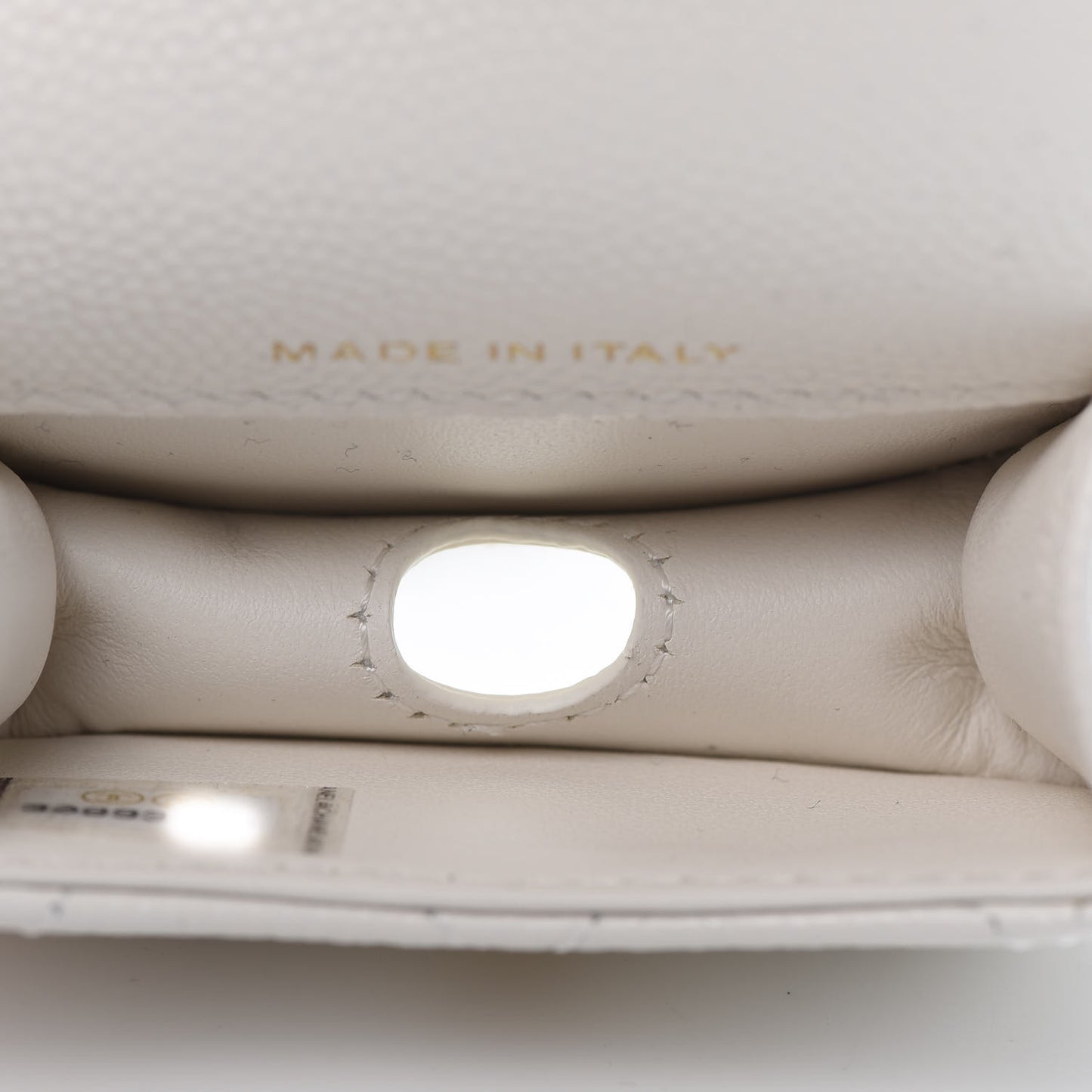 Caviar Quilted Airpods Pro Case White
