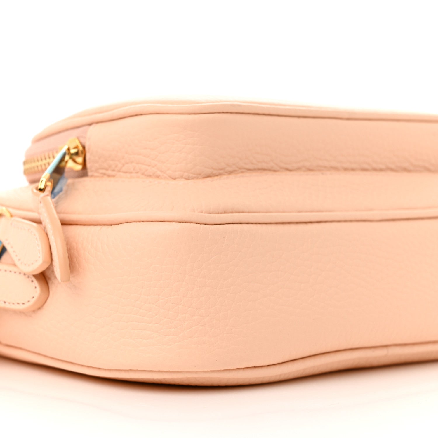 Burberry Grained Calfskin Small Camera Bag Peach Pink 8 of 9