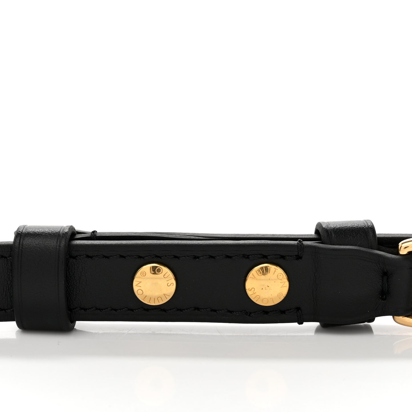 Calfskin 16mm Adjustable Shoulder Strap Black