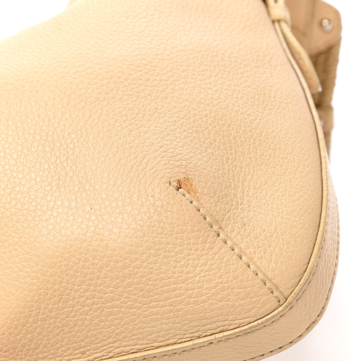 Vitello Daino Shoulder Bag Sabbia