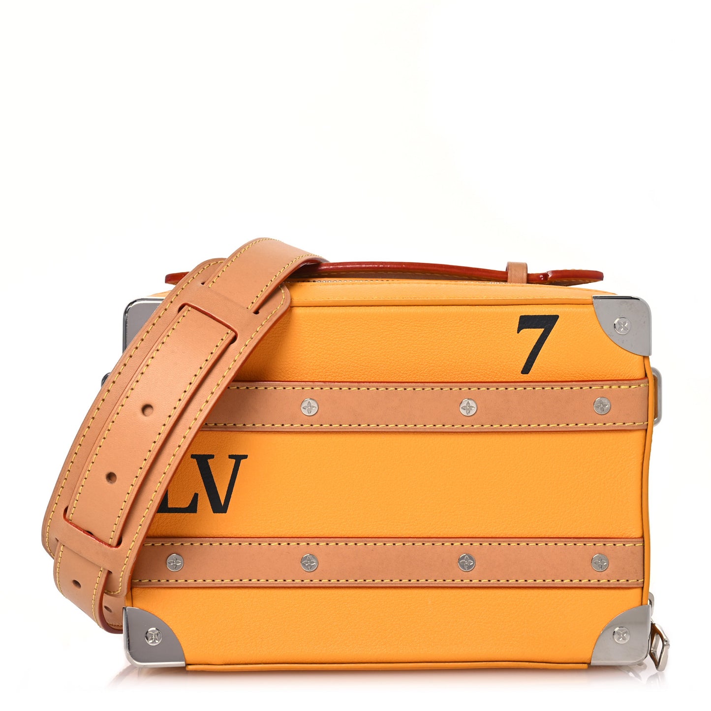 Calfskin Soft Trunk Saffron