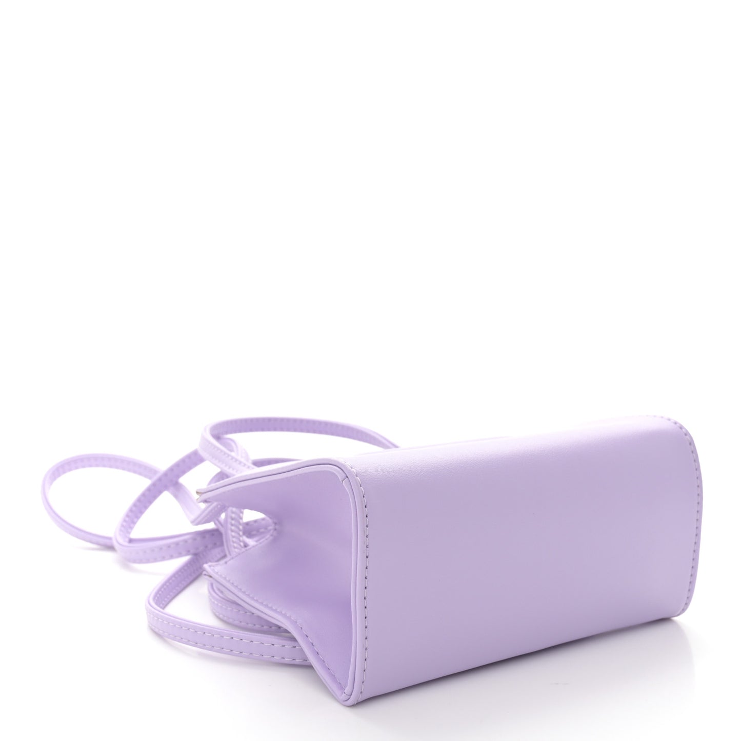 Vegan Leather Small Shopping Bag Lavender