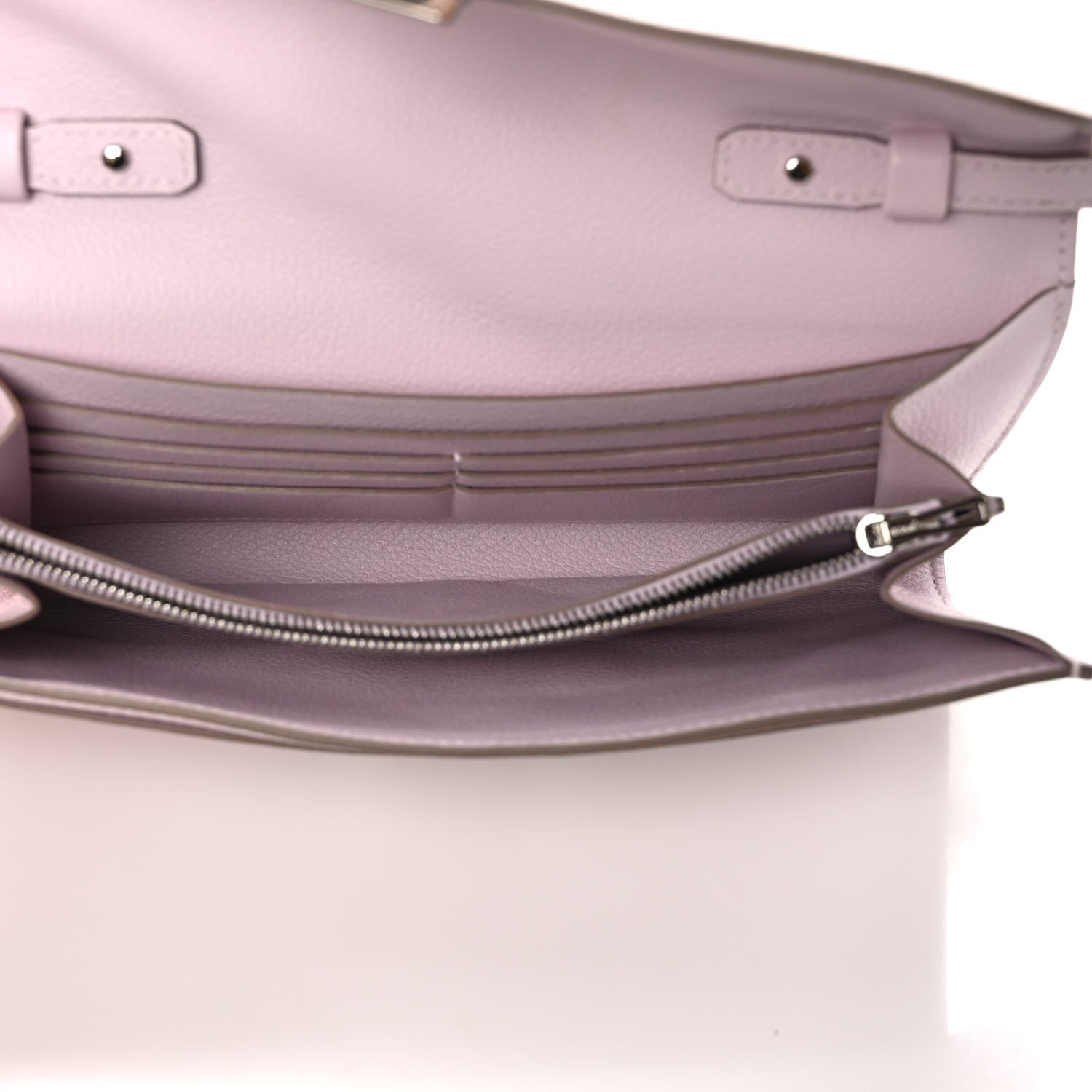 Hermes Evercolor Constance Wallet To Go Mauve Pale 4 of 8