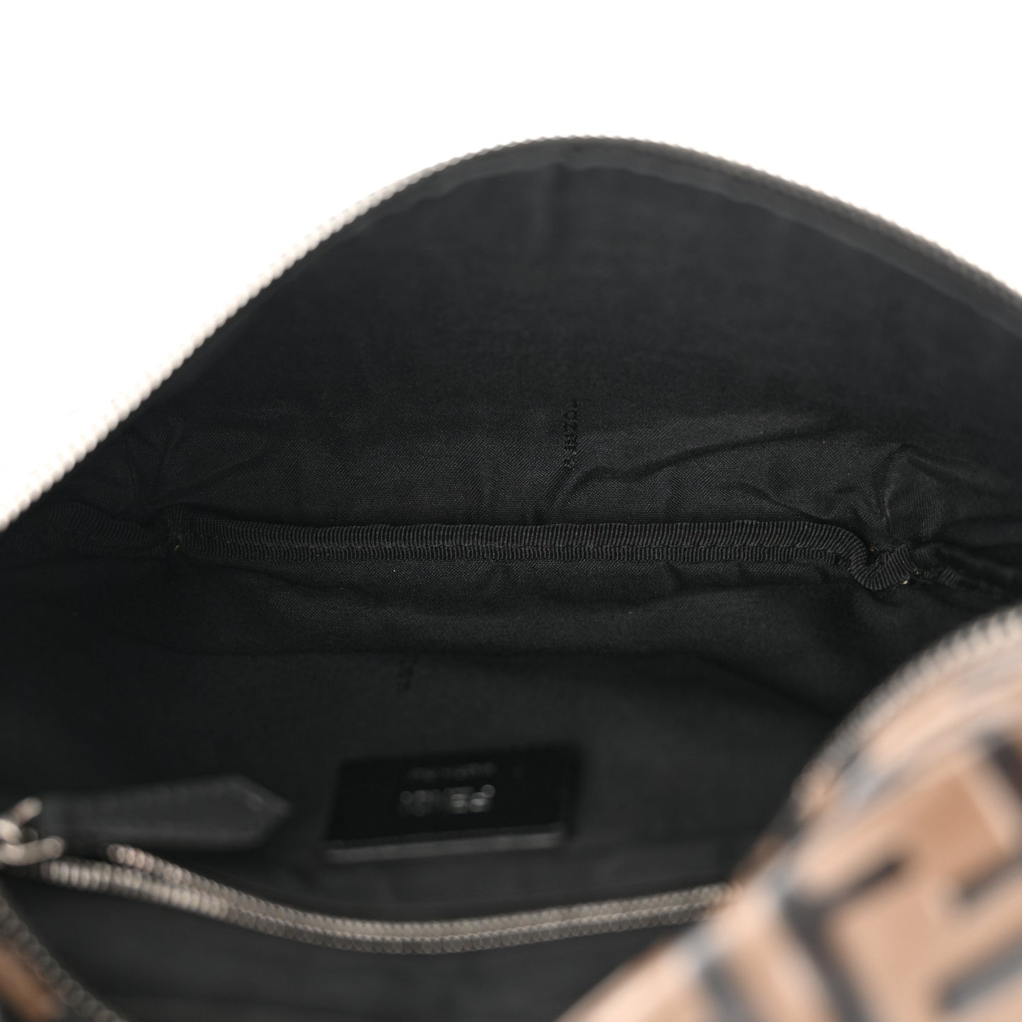 Vitello Century Bi-Color FF 1974 Embossed Belt Bag Maya Black