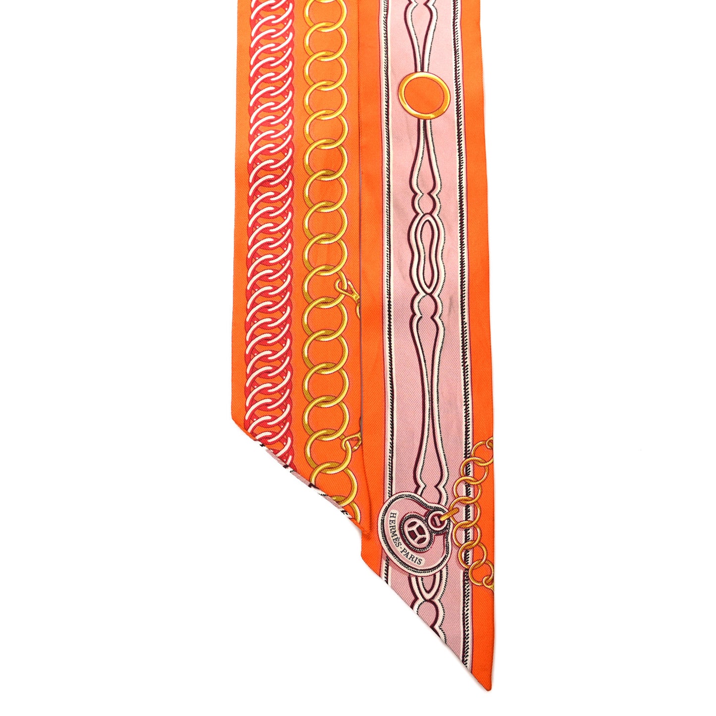 Silk Maillons Twilly Orange Vieux Rose Gold