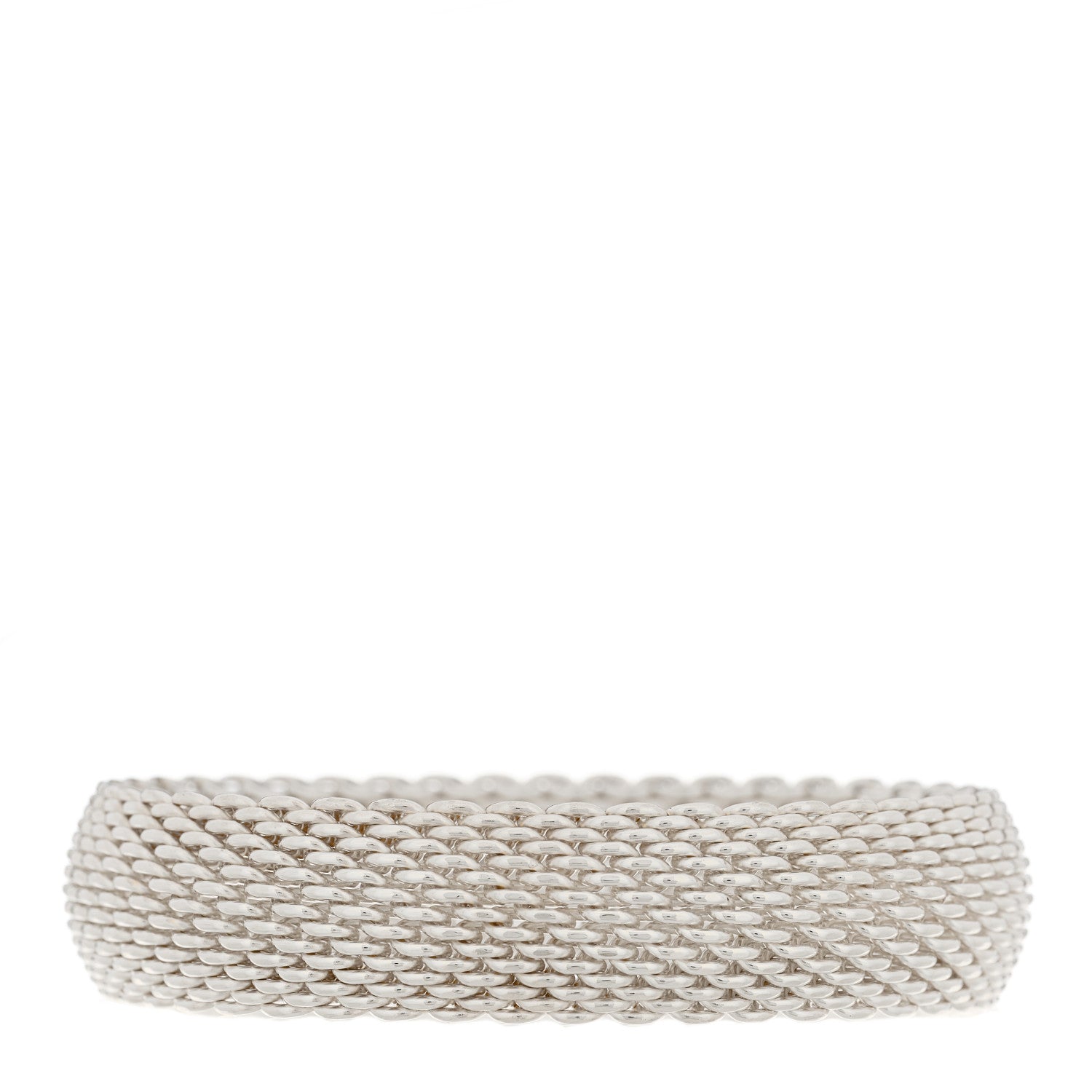 Tiffany Sterling Silver Somerset Mesh Bracelet 1 of 3
