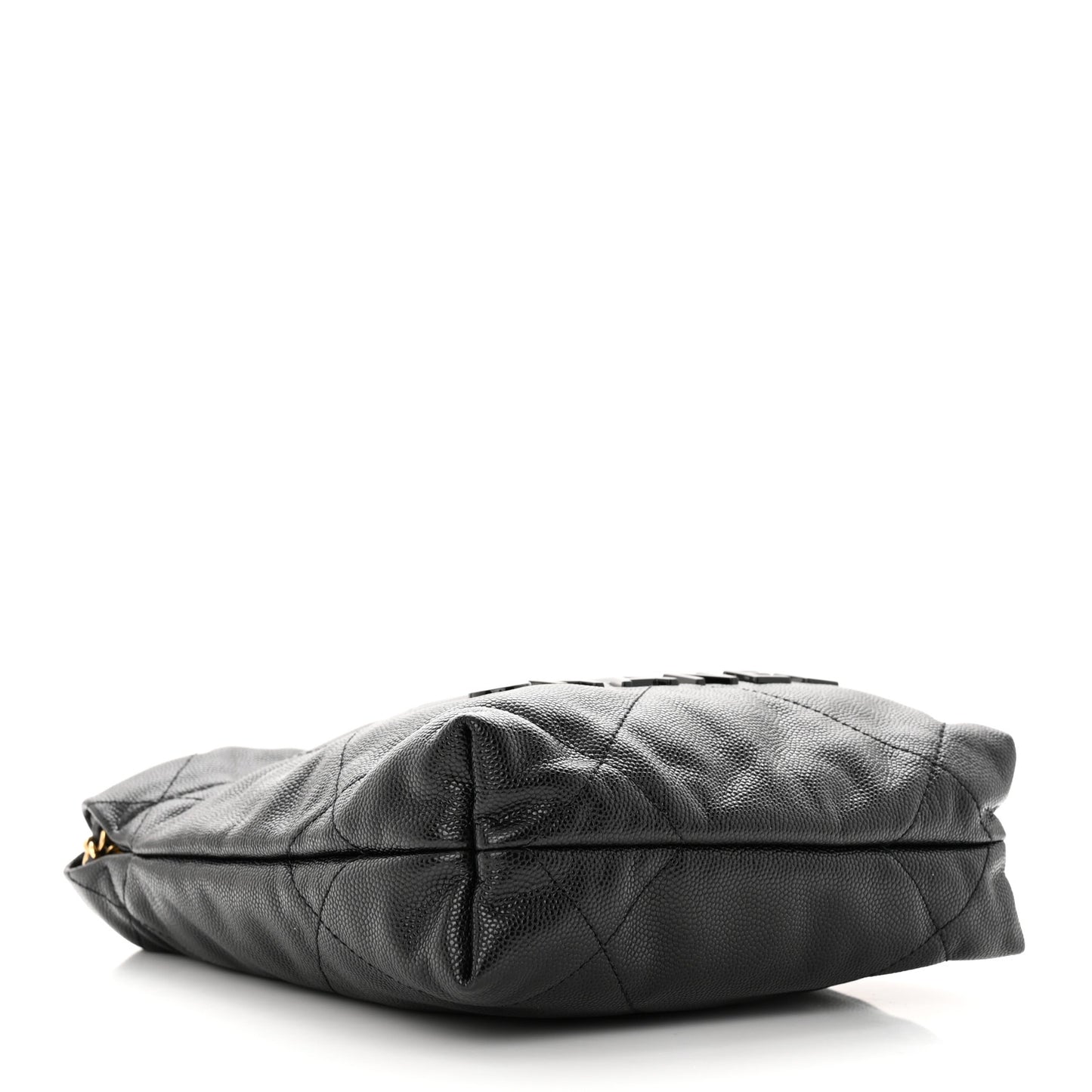 Shiny Caviar Quilted Monochrome Mini Chanel 22 Black