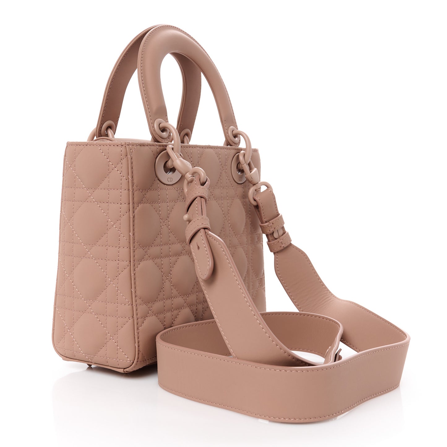 Ultra Matte Calfskin Cannage Small My ABCDior Lady Dior Beige